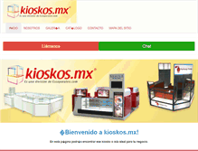 Tablet Screenshot of kioskos.mx
